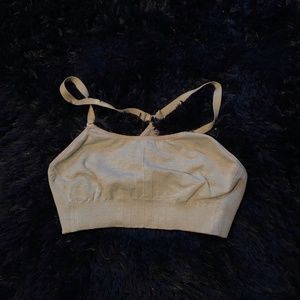 Thin strap sports bra
